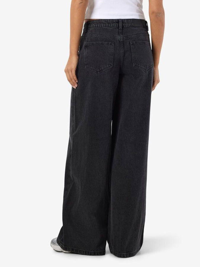 Noisy May Kettie Wide Black Denim Jeans Fall 2026 | BLACK DENIM