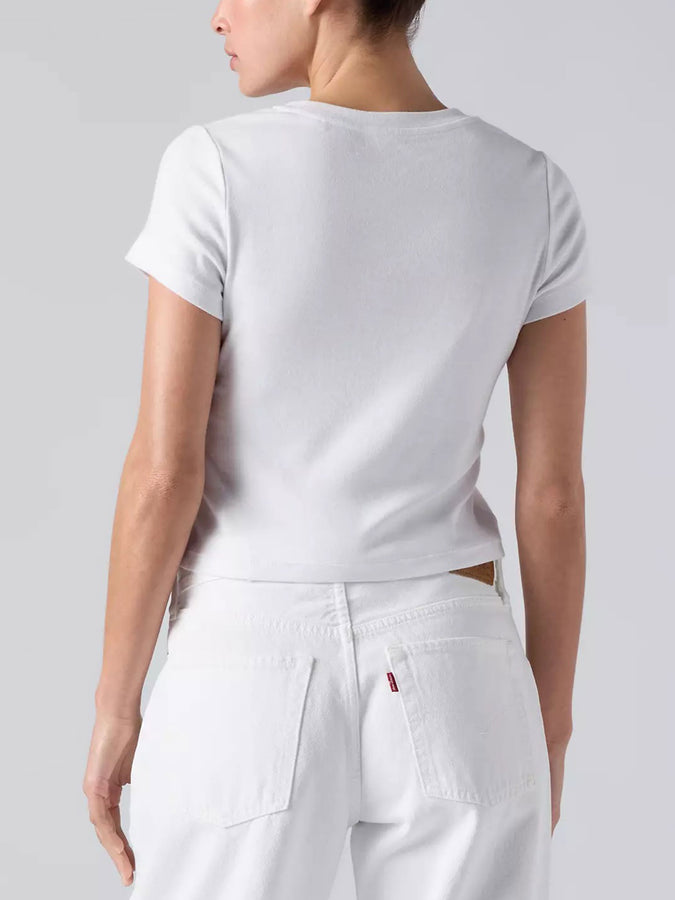 Levis Graphic Essential Baby Emb Club Logo Bright White T-Shirt Fall 2026 | BRIGHT WHITE (0000)