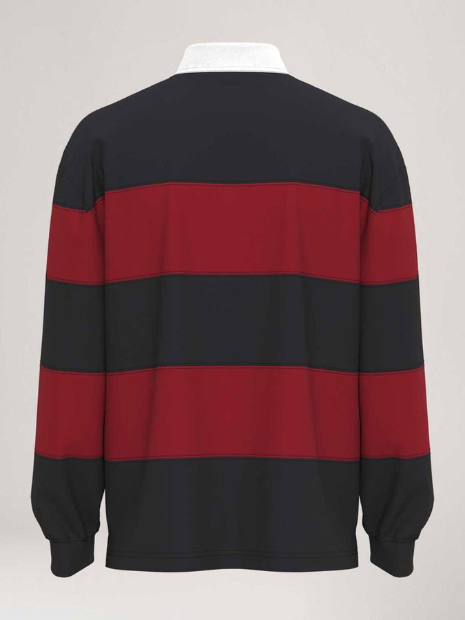 Levis Pieced Union Rugby Long Sleeve Polo Fall 2026 | JESSE JET BLACK (0001)