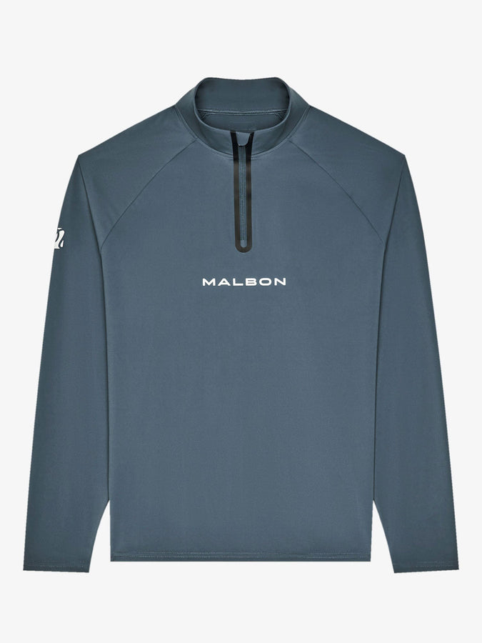 Malbon Performance Raglan 1/4 Zip Sweater Fall 2026 | DARK SLATE