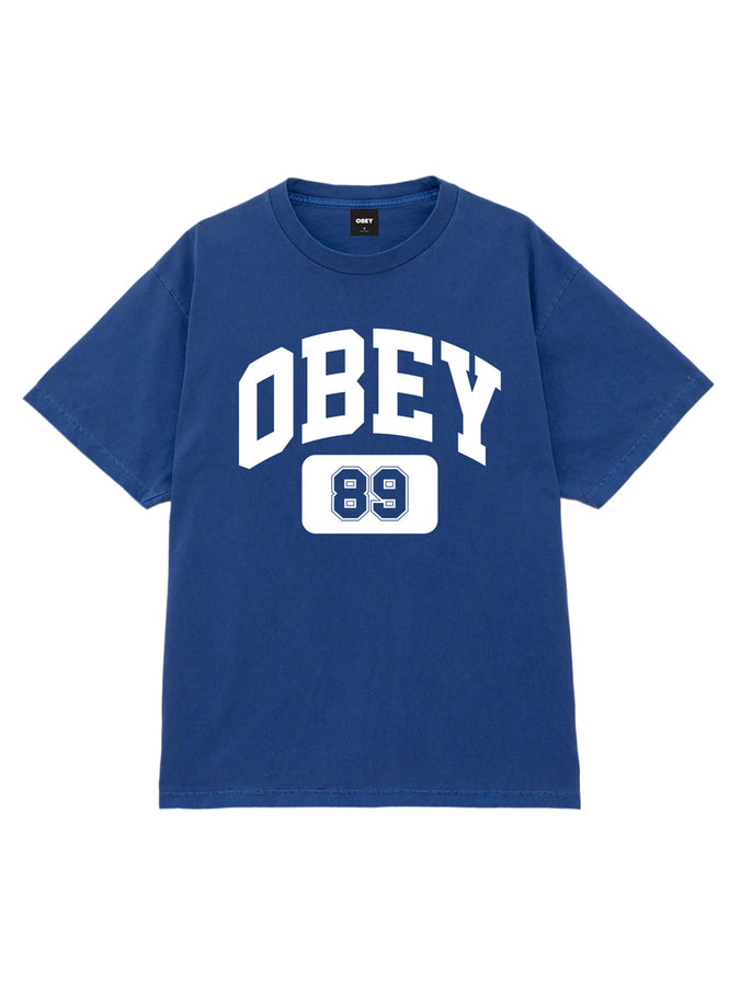 Obey Academy T-Shirt Fall 2026 | PIGMENT ELECTRIC INDIGO (EID)