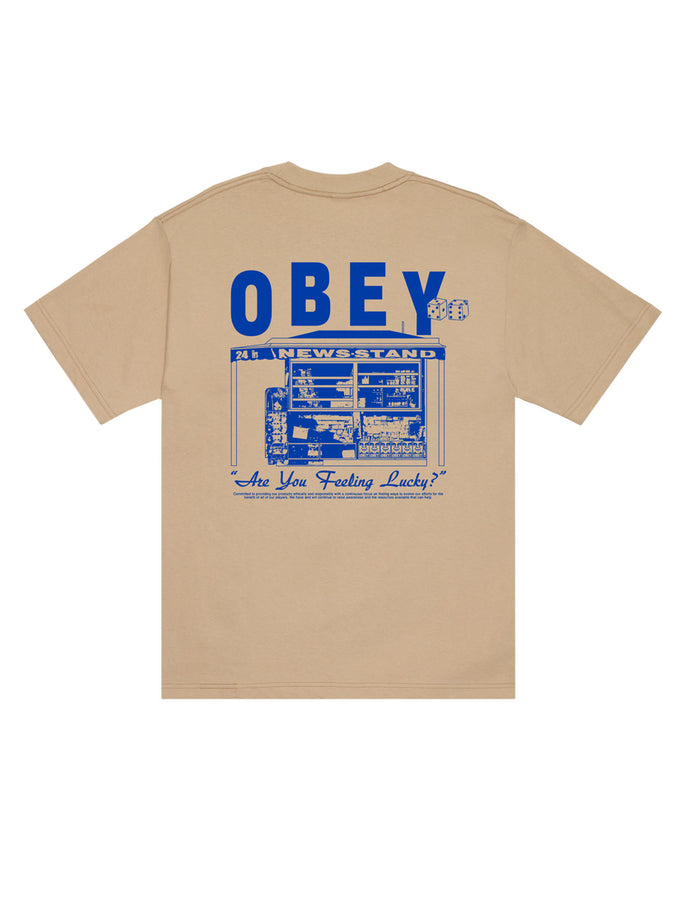 Obey Newstand T-Shirt Fall 2026 | SAND (SAN)