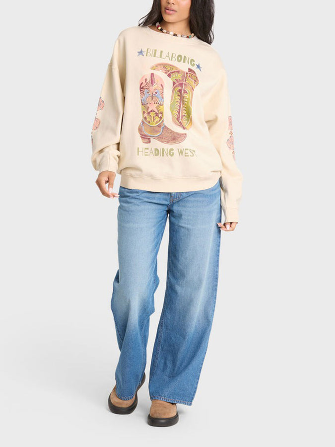 Billabong Ride In Crewneck Sweatshirt Fall 2026 | WHITE CAP (WCP)