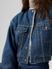 Levi's Collarless Crop Sherpa Trucker Jacket Fall 2026