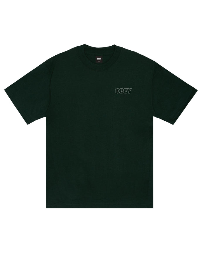 Obey Treble T-Shirt Fall 2026 | FOREST GREEN (FOR)