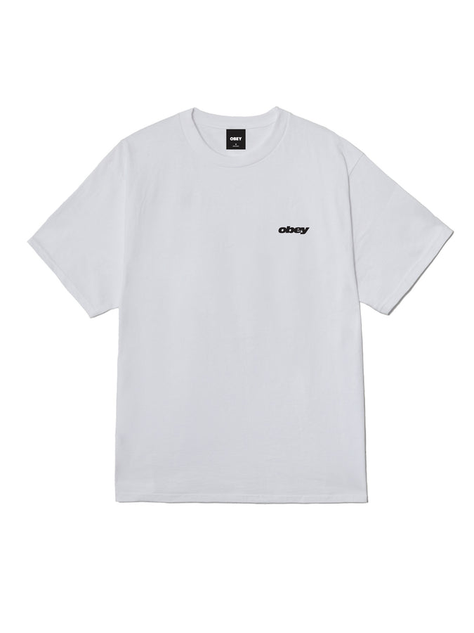Obey Real Spill T-Shirt Fall 2026 | WHITE (WHT)