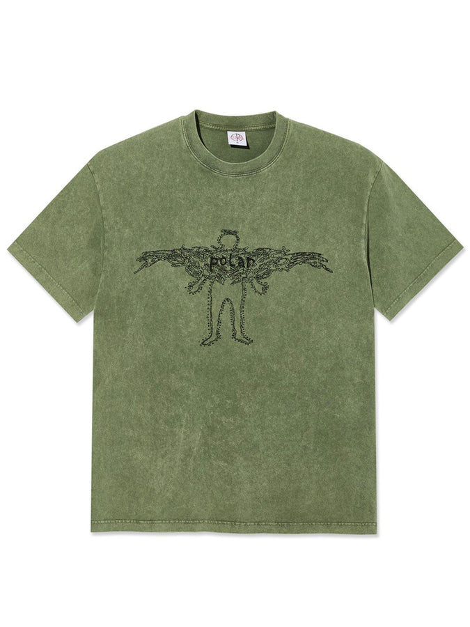 Polar Acid Soul T-Shirt Summer 2026 | ARMY GREEN