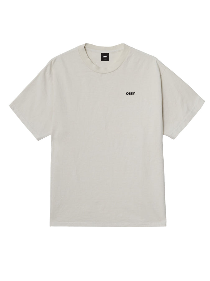 Obey Bold Icon Face T-Shirt Fall 2026 | PIGMENT CHALK WHITE (CKW)