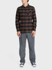 Quiksilver Breakwater Check Flannel Long Sleeve Buttondown Shirt Fall 2026