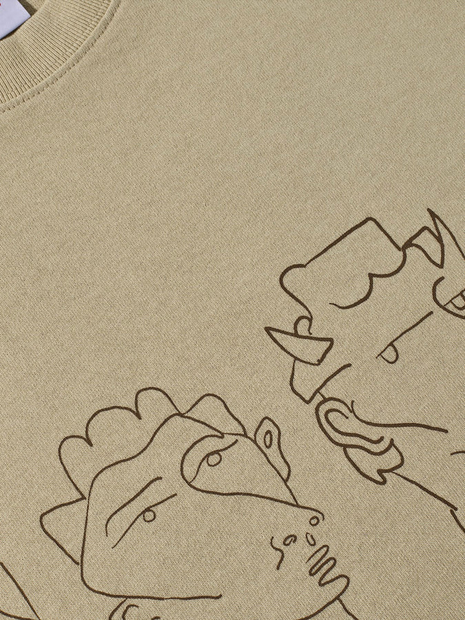 Polar Contrast 8 Heads T-Shirt Summer 2026 | SAND/BROWN