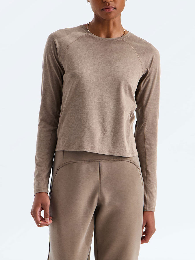 The North Face Jaida Long Sleeve T-Shirt Fall 2026 | GARNET LIGHT HEATHER (V4Z)