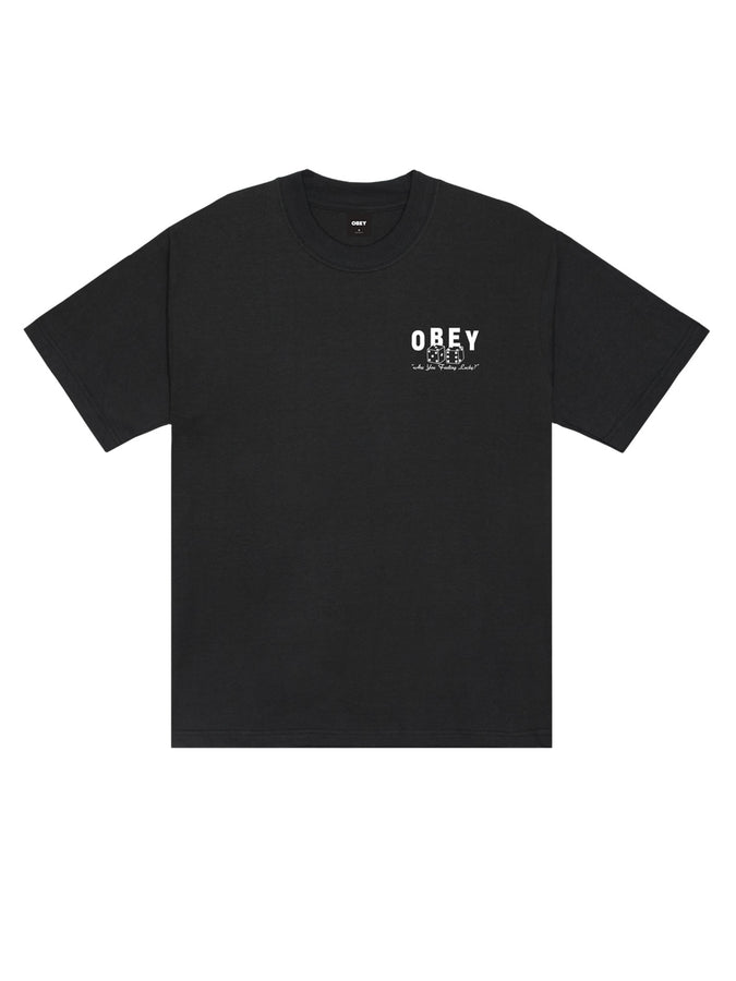 Obey Newstand T-Shirt Fall 2026 | VINTAGE BLACK (VBL)