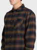 Quiksilver Breakwater Check Flannel Long Sleeve Buttondown Shirt Fall 2026