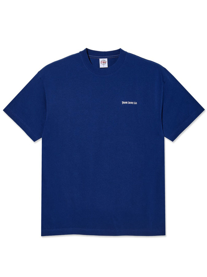 Polar Contrast Doodle T-Shirt Summer 2026 | ULTRAMARINE/WHITE