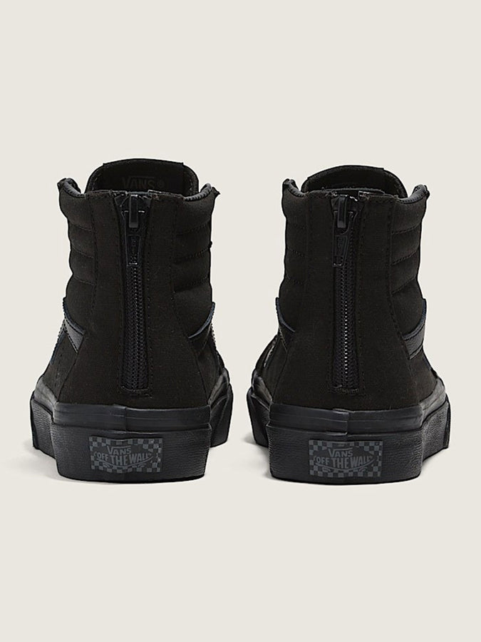 Vans Sk8-Hi Zip Pop Check Black/Black Shoes Fall 2026 | POP CHECK BLACK/BLACK (IU6)