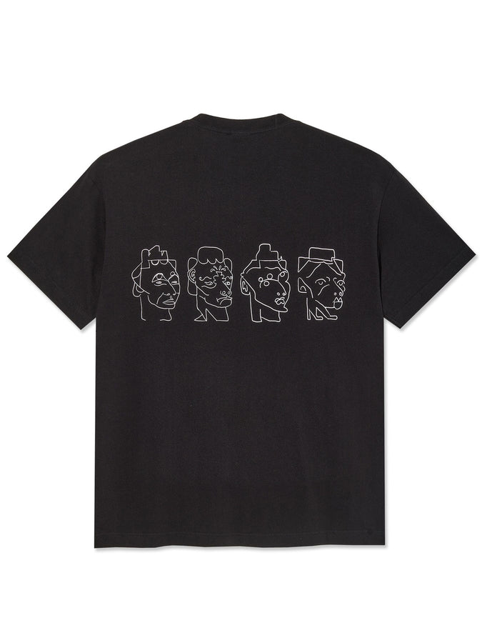 Polar Contrast 8 Heads T-Shirt Summer 2026 | BLACK/WHITE