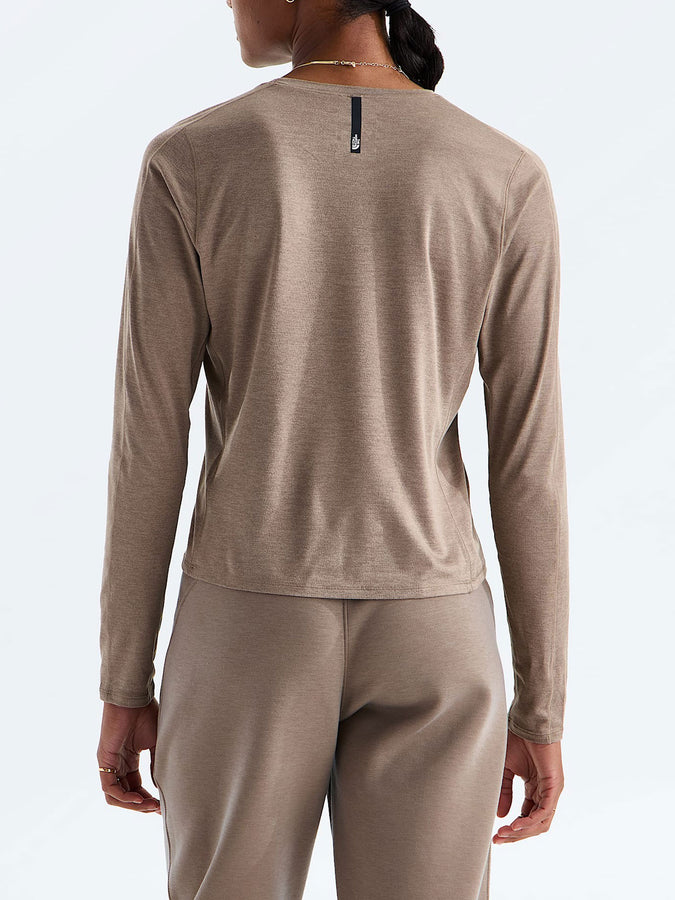 The North Face Jaida Long Sleeve T-Shirt Fall 2026 | GARNET LIGHT HEATHER (V4Z)