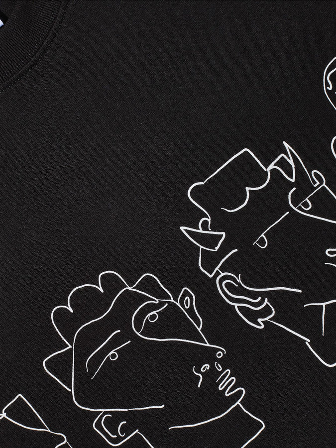 Polar Contrast 8 Heads T-Shirt Summer 2026 | BLACK/WHITE
