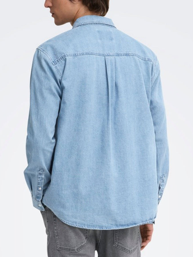 Only & Sons Orson Long Sleeve Buttondown Shirt Fall 2026 | LIGHT BLUE DENIM
