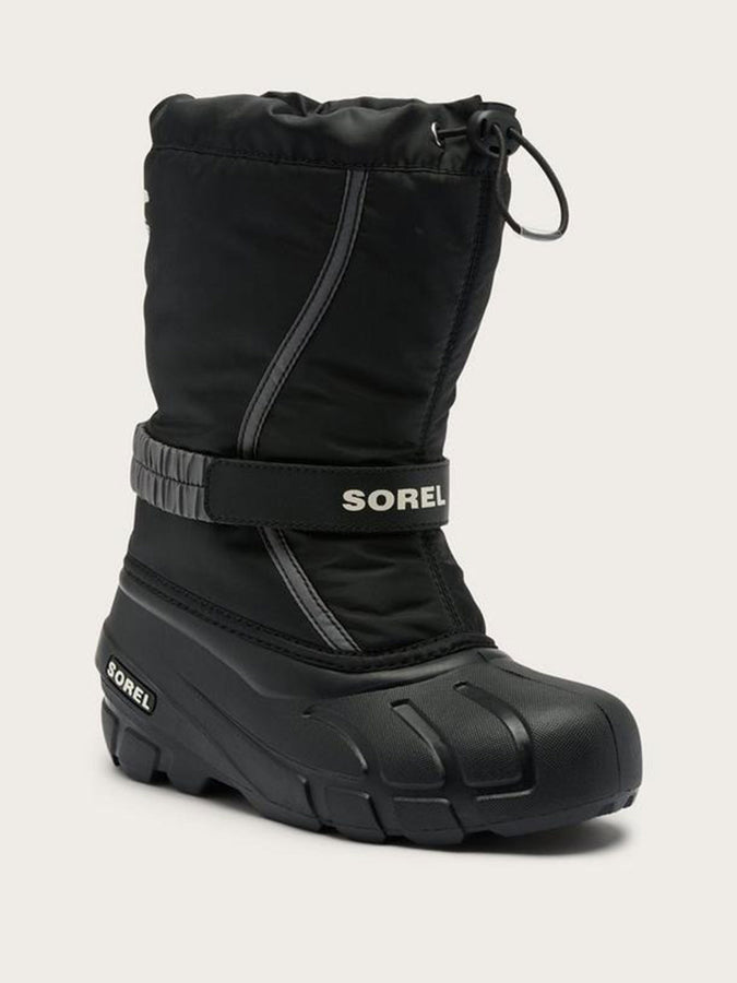 Sorel Flurry Black/Sea Salt Winter Boots Winter 2027 | BLACK/SEA SALT (010)