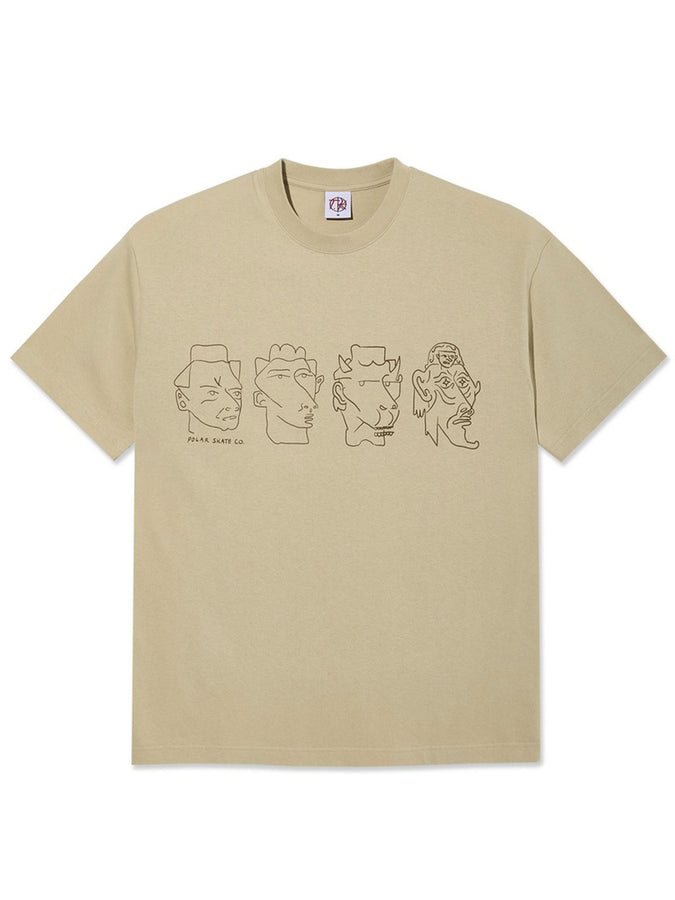 Polar Contrast 8 Heads T-Shirt Summer 2026 | SAND/BROWN