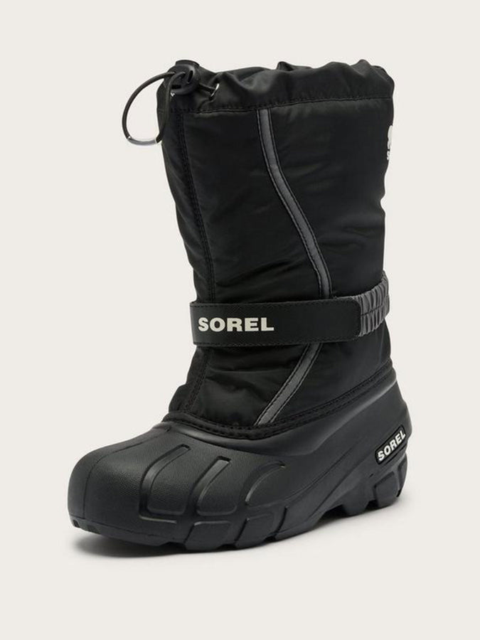 Sorel Flurry Black/Sea Salt Winter Boots Winter 2027 | BLACK/SEA SALT (010)