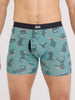 Saxx Vibe Xtra Soft Comfort Western Weird-Washed Teal Boxer