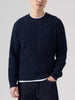 Levis Presidio Cable Neps Blazer Navy Crewneck Sweatshirt Fall 2026