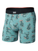 Saxx Vibe Xtra Soft Comfort Western Weird-Washed Teal Boxer