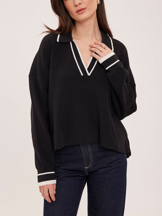 Gentle Fawn Tristan Sweater Fall 2026 | BLACK
