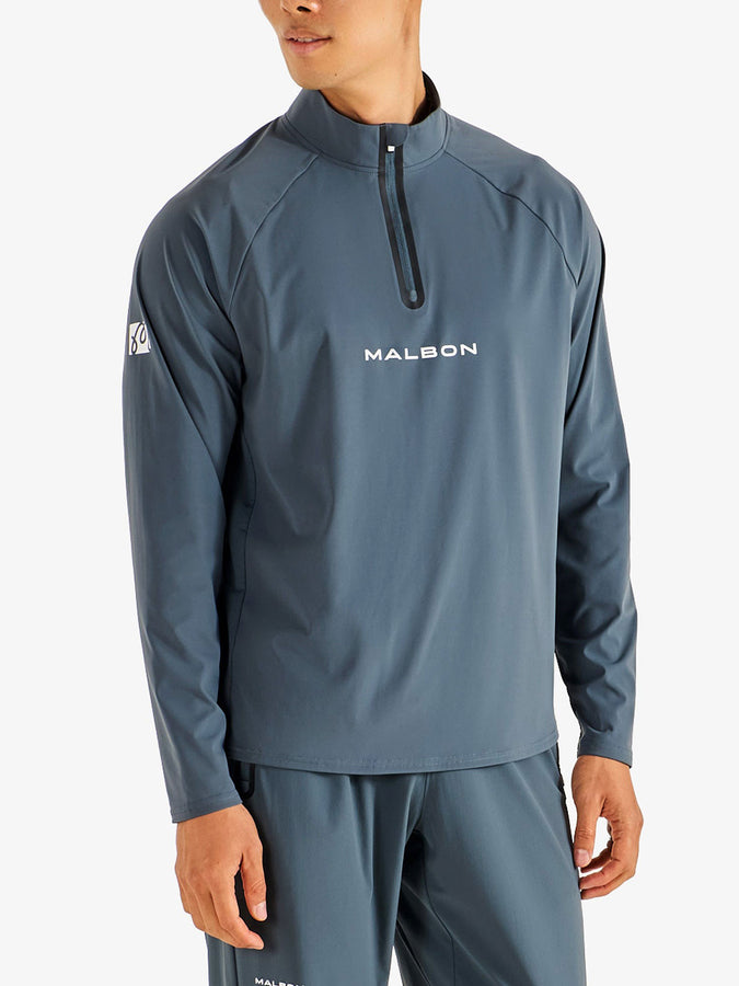 Malbon Performance Raglan 1/4 Zip Sweater Fall 2026 | DARK SLATE