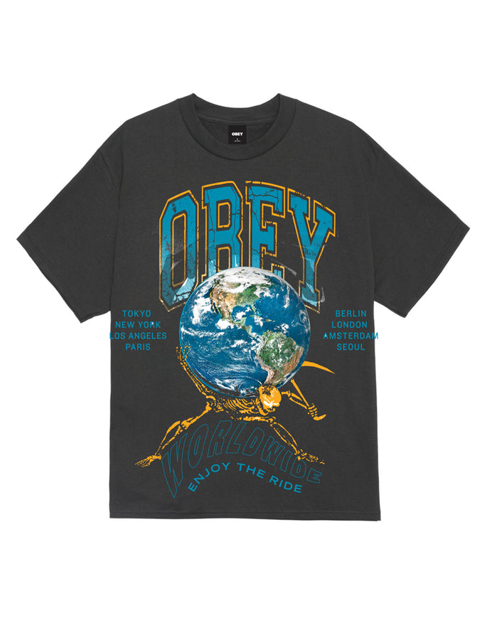Obey Enjoy The Ride T-Shirt Fall 2026 | VINTAGE BLACK (VBL)