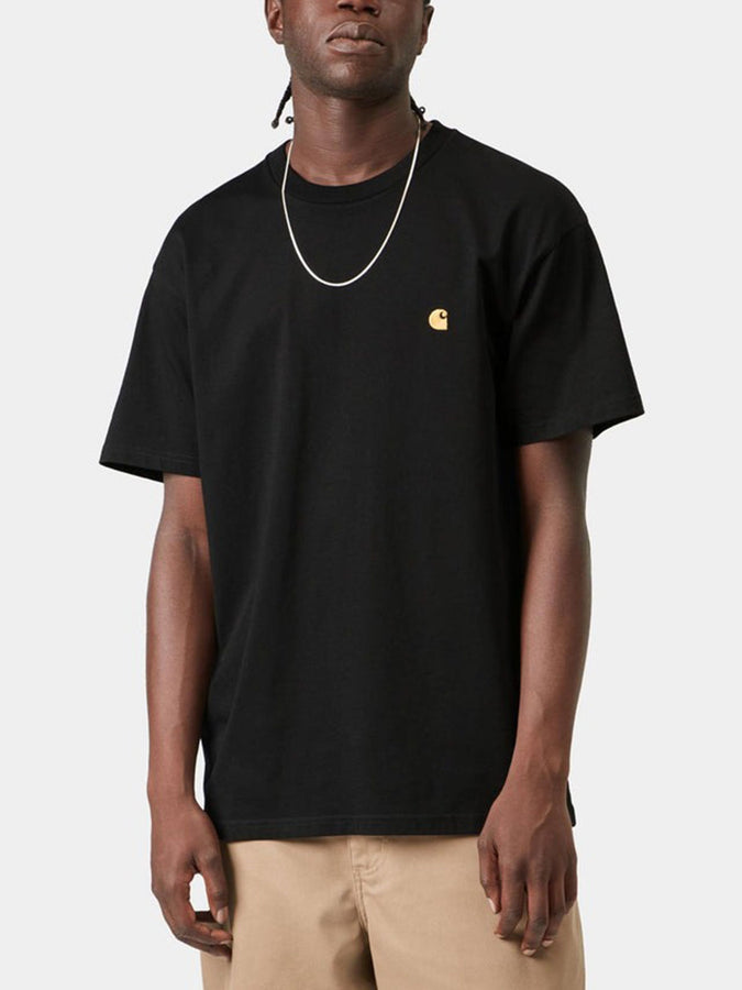 Carhartt Wip Chase T-Shirt Fall 2026 | BLACK/GOLD (00FXX)