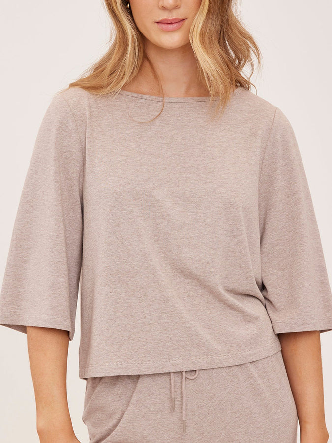 Gentle Fawn Aimee T-Shirt Fall 2026 | HEATHER LATTE