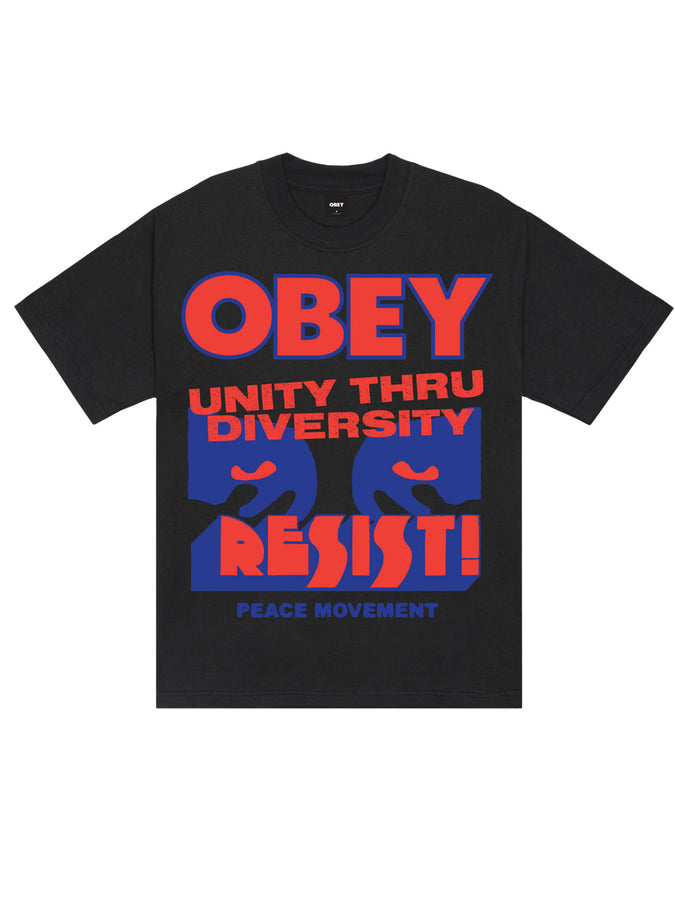 Obey Unity T-Shirt | VINTAGE BLACK (VBL)