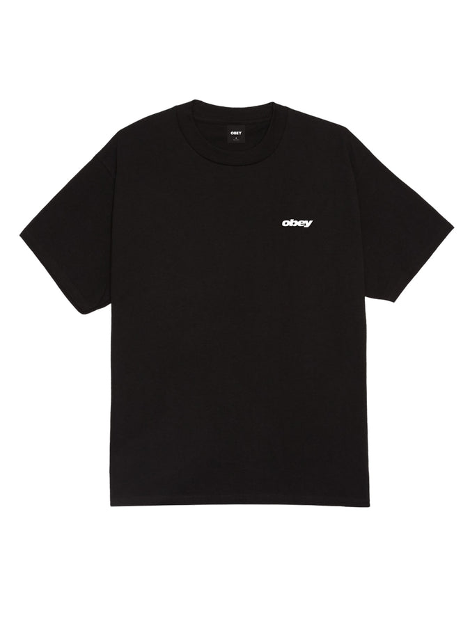 Obey Real Spill T-Shirt Fall 2026 | BLACK (BLK)