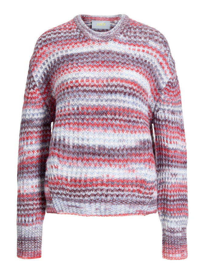 Jjxx Simone Space Dye Crewneck Sweatshirt Fall 2026 | WINETASTING
