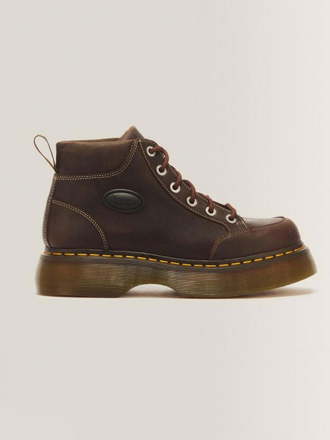 Dr. Martens Buzz 6 Eye Crazy Horse Dark Brown Boots Fall 2026 | DARK BROWN