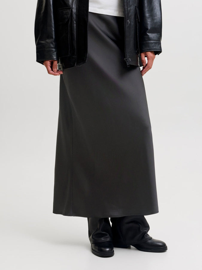 Jjxx Tine Satin Skirt Fall 2026 | BLACK