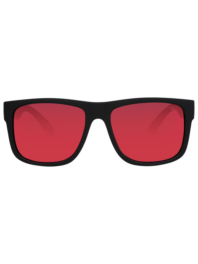 I-Sea Cloudbreak Sunglasses | BLACK/RED MIRROR