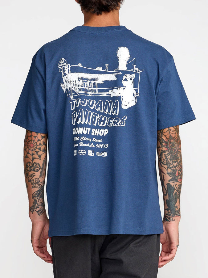 Rvca CS Donut Shop T-Shirt Summer 2026 | DARK DENIM (DDN)