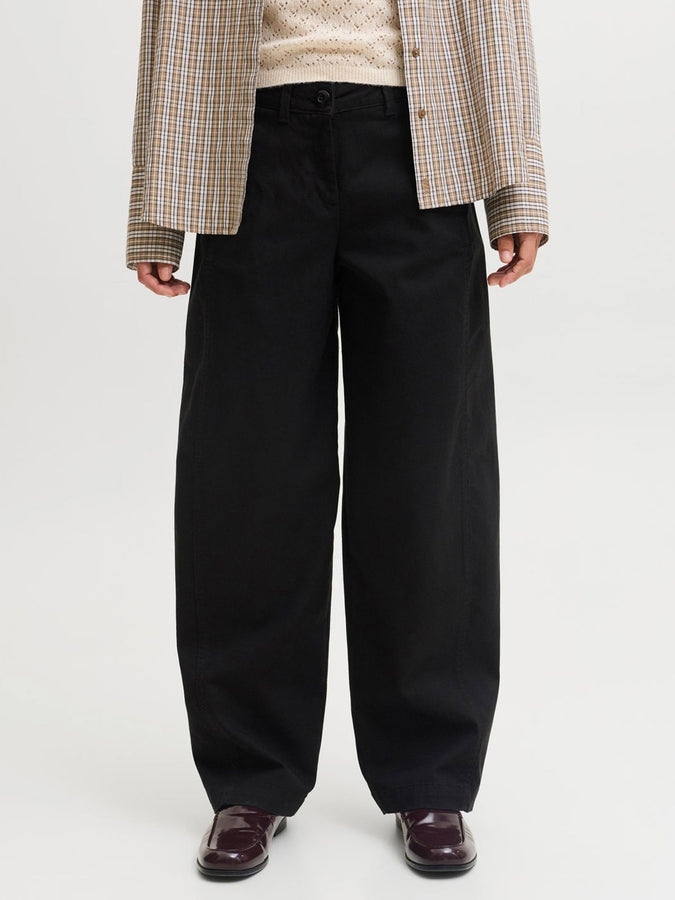 Jjxx Hazel Kira Barrel Pants Fall 2026 | BLACK