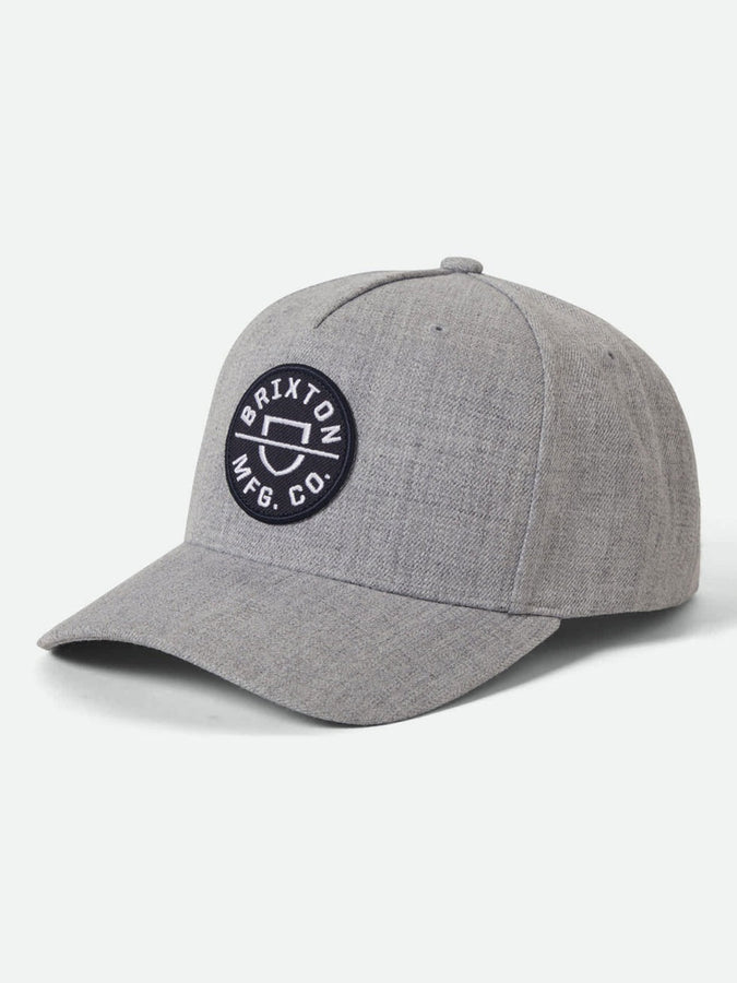 Brixton Crest Netplus Snapback Hat | LIGHT HTR GREY/LIGHT HTR GREY