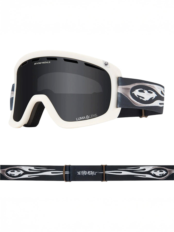 Dragon D1 Otg 2 X Beyond Medals/LL Dark Smoke + Spare Lens Goggles | BEYOND MEDALS/LL DARK SMOKE