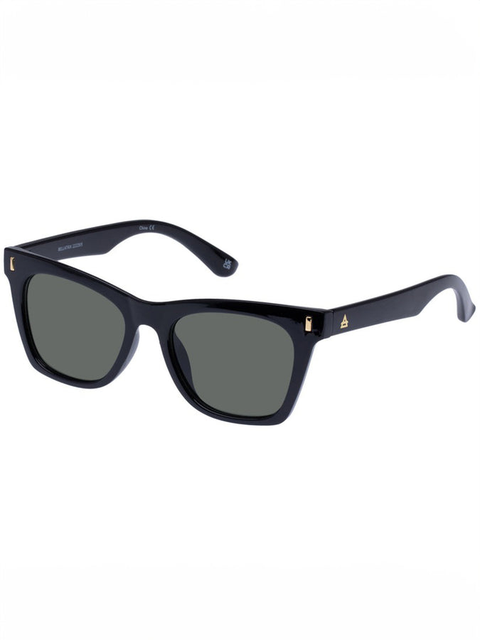 Bellatrix Black/Green Mono Sunglasses
