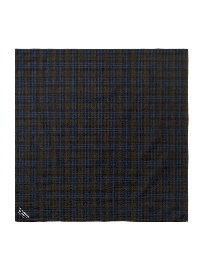 Pas Normal Studios Off-Race Seersucker Bandana Fall 2026 | DARK NAVY