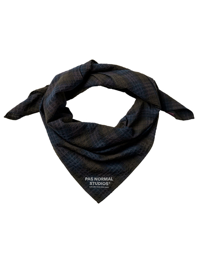 Pas Normal Studios Off-Race Seersucker Bandana Fall 2026 | DARK NAVY