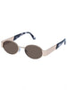 Aire Mars Satin Gold Charcoal/Brown Mono Sunglasses