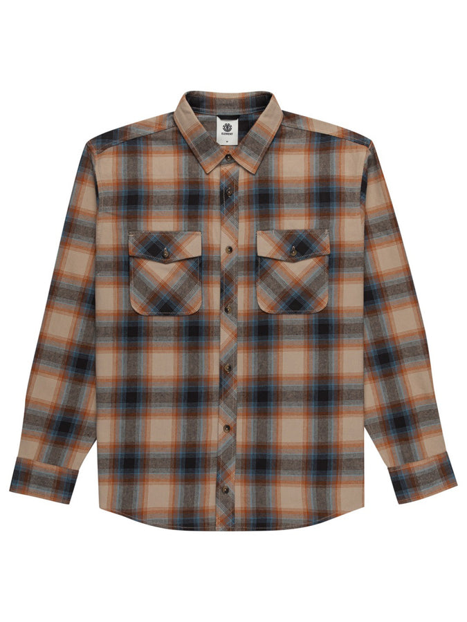 Element Tacoma Classic Long Sleeve Buttondown Shirt Spring 2024 | OXFORD TAN TACOMA (THA1)
