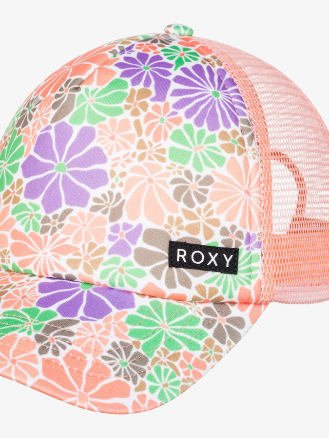 Roxy Honey Coconut Trucker Hat | WHITE ALL ABT SOL (WBK9)